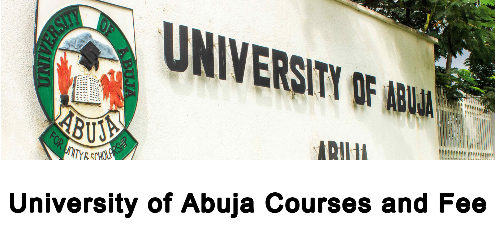 University-of-Abuja-courses-and-fee